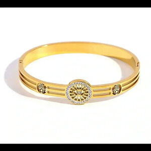 Evil Eye Stainless Steel Bracelet Bangle 🪬🧿